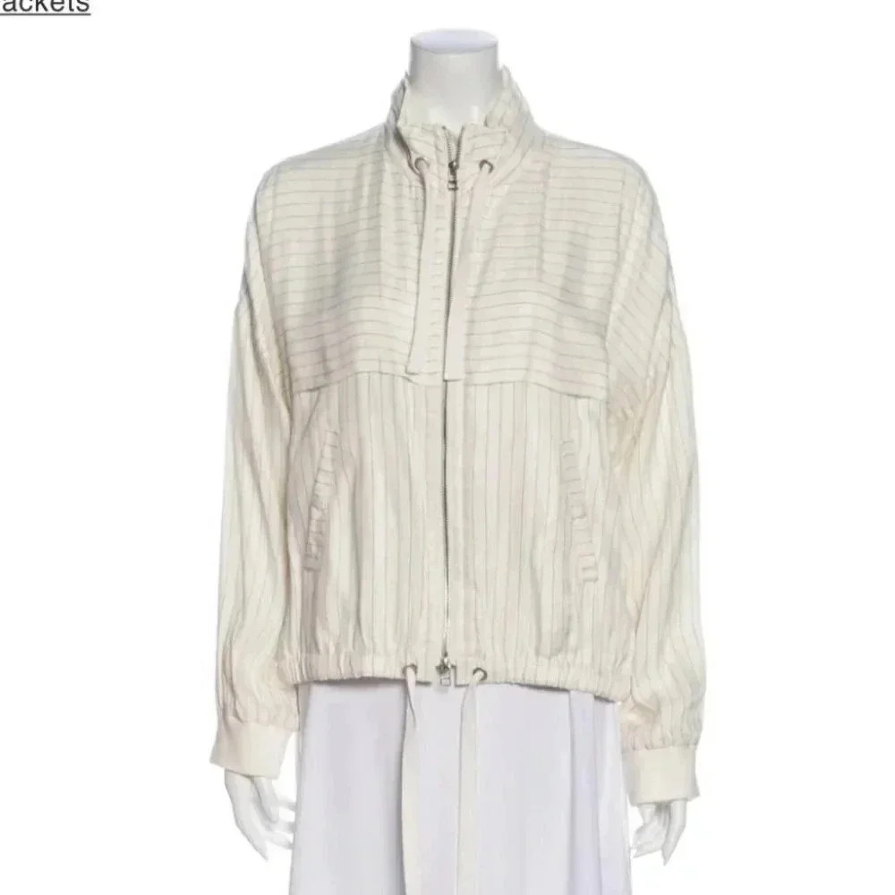 ATM Anthony Thomas Melillo Pinstripe Bomber - Picture 5 of 12